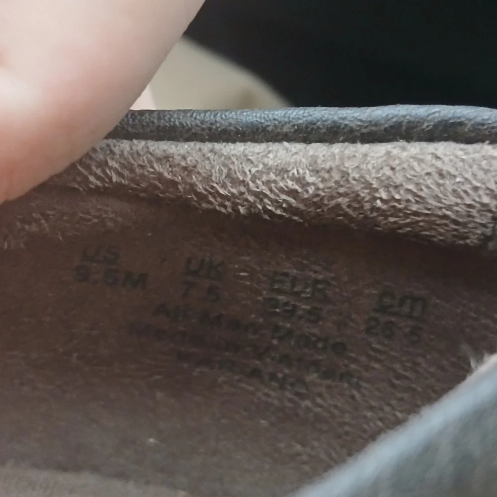 Natural Soul Booties 9.5M Brown Ruched‎ Comfort Ankle Boots Block Heel Zip